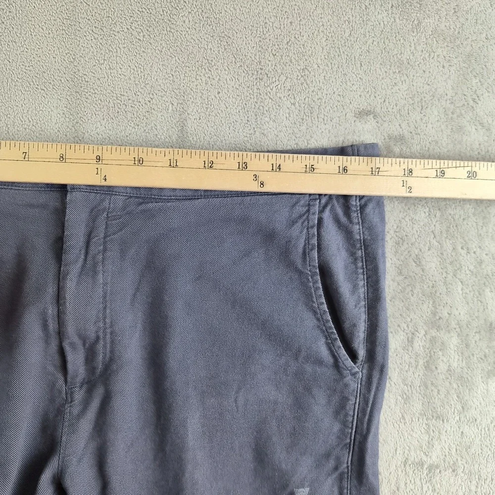 Mack Weldon Jogger Mens Pants Large Blue Stretch Elastic Waist Hem Drawstring